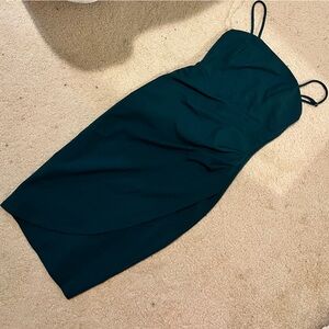 Honey and Rosie Green Midi Dress
